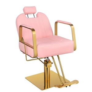 Sıcak satış pembe berber koltuğu <span class=keywords><strong>Salon</strong></span> kuaför için mobilya berber güzellik Spa oturma odası okul otel - Product Image 2