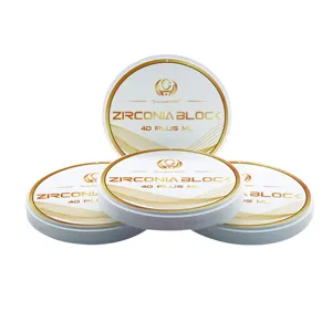 Dental Lab Zirconia Multilayer 4D Plus 43-55% Translucency 1200mpa NO MOQ