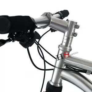 Высококачественный титановый велосипедный стержень с легким весом 25,4 мм/31,8 мм на заказ титановые велосипедные детали для MTB,BMX