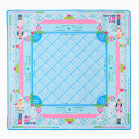 Tapis de Mahjong Américain de Luxe Pliable, Portable, Antidérapant, Réducteur de Bruit, Lavable, en Caoutchouc Naturel, pour 4 Joueurs, Soirée de Jeu en Famille, Plage