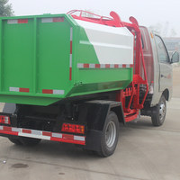 Camion à ordures compacteur automatique à chargement latéral, véhicule de collecte des déchets diesel à chargement automatique