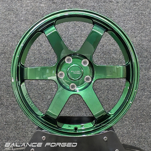 Volk Racing TE37 SL SAGA Vert 5x100 5x112 5x120 5x114 3 17 17x9 18x9 5 38 18x11 pour Brz GR86 FK8 S2000 Honda Camry - Product Image 5