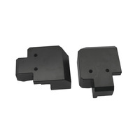 Support moteur en aluminium usiné CNC, anodisé noir, entièrement inspecté, pour assemblage de cavité optique d'équipement d'automatisation industrielle