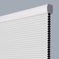 Persianas Enrollables Opacas Inalámbricas Tipo Panal, Cortina Plisada con Motor Eléctrico, Decoración para Hoteles y Hogares, Control de Luz, Maximiza la Iluminación
