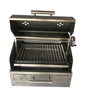 Parrilla Argentina de Carbón para Encimera de Acero Inoxidable con Cubierta Completa CS-AR8060 - Product Image 6