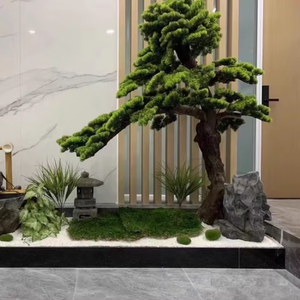 Árbol <span class=keywords><strong>de</strong></span> Pino Bonsái Artificial <span class=keywords><strong>de</strong></span> <span class=keywords><strong>Cedro</strong></span>, Anti-UV, Grande, para Interiores/Exteriores, Personalizable, OEM, ODM, Podocarpus, Directo <span class=keywords><strong>de</strong></span> Fábrica - Product Image 1