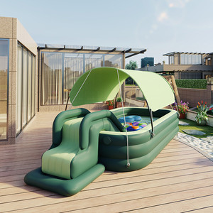 Piscina Inflable Automática Plegable <span class=keywords><strong>de</strong></span> PVC YUQING Y-05 para Verano, con Sombra Reforzada Antideslizante, para Uso Doméstico y Infantil - Product Image 4