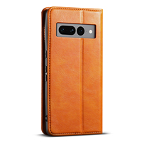 Casing penutup ponsel model baru, casing ponsel kulit PU Model Flip Folio, dompet kartu kredit, casing cangkang untuk Google pixel 6 7 8 Pro