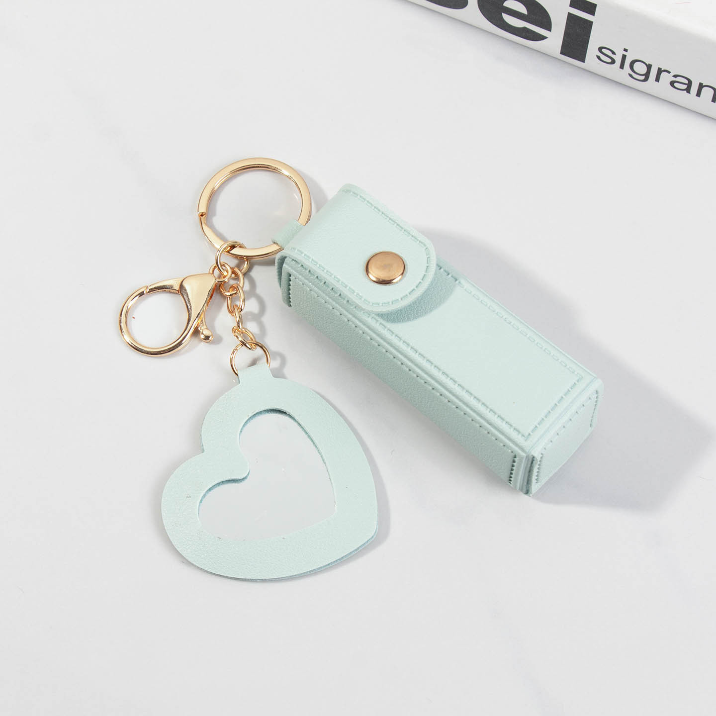 light blue lipstick set