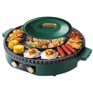 Электрическая гриль-плита 2-в-1 с двойным контролем температуры - Product Image 1