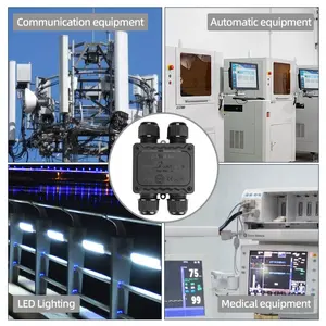 E-Weichat Electrical Plastic Enclosure Cable Terminals Block Ip68 Waterproof Junction Box Outdoor