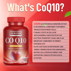 Prix de gros Marque privée Santé cardiaque naturelle Coq10 Coenzyme <span class=keywords><strong>Q10</strong></span> Capsules - Product Image 5