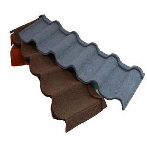 Tuiles de toit en <span class=keywords><strong>acier</strong></span> Galvalume <span class=keywords><strong>couleur</strong></span> pierre moderne direct d'usine de la Chine Feuilles de toiture en métal imperméables Garantie à vie pour la maison - Product Image 6
