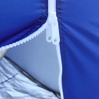 Tente à cadre d'abris temporaires d'aide humanitaire de taille personnalisée
