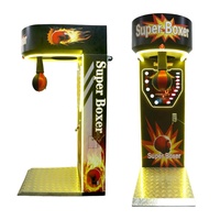 Machine de boxe d'arcade personnalisée Super Boxer pour jeux de rue et divertissement