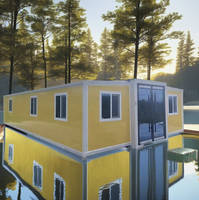 Diseño moderno, envío de lujo, casas pequeñas, casa prefabricada, edificio modular prefabricado, casa contenedor expandible