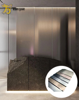 Panneau de décoration d'hôtel ignifuge et insonorisant en PVC pour usage commercial et domestique avec un design moderne