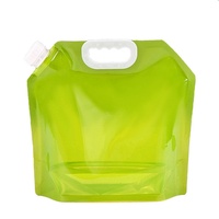 Réservoir d'eau souple pliable portable de grande capacité pour le camping en plein air, sac à eau de 10 L