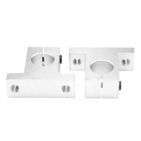 SK16 SK20 SK25 Roulement de support d'arbre de mouvement de guide de rail de tige linéaire d'alliage d'aluminium pour l'imprimante 3D