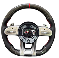 Volant en fibre de carbone véritable pour Benz GT W204 W205 C205 W213 W217 W222 W223 W253 C63 G63 E63 C43 E250 E3