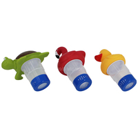 Distributeur de chlore flottant pour piscine, design animaux de dessin animé, accessoires et outils pour piscine