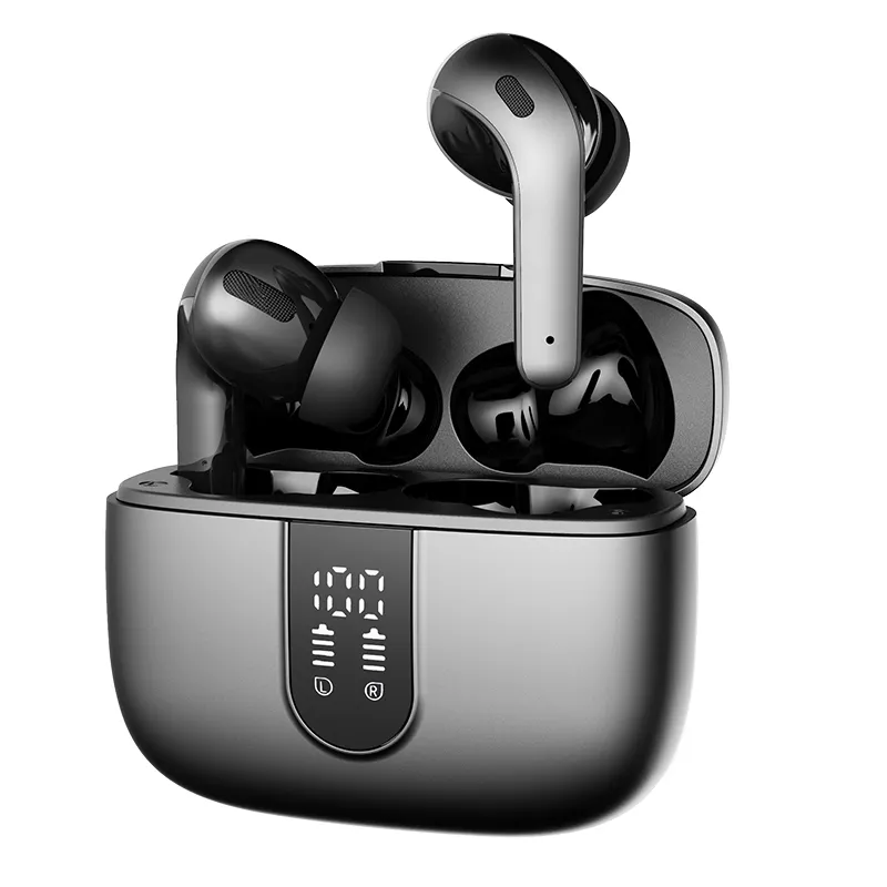 X08 HIFI Noise cancelling headphones BT TWS Earbudsheadsets waterproof True wireless stereo earphones with charging box