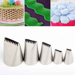 Set di punte per tubazioni in tessuto Basketweave, in acciaio inox 3D mezza fila ugelli per glassa intrecciati per torte di fiori strumento di decorazione per pasticceria <span class=keywords><strong>e</strong></span> fondente - Product Image 4