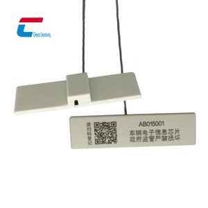 Étiquettes de cravate Rfid UHF Étiquette électronique roulée jetable Étiquette de conteneurs logistiques RFID - Product Image 1