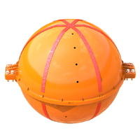 Feux d'obstruction aéronautique, LED orange aéronautique, IP55, fibre de verre, sphère d'avertissement pour avion, visibilité de 1200 m