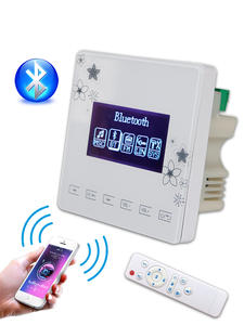 PW215A Amplificador de pared inteligente Mini controlador de música con tecla táctil activa Reproductor de música de fondo MP3 y altavoz inteligente - Product Image 2