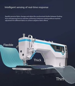New OEM Double Synchronization Computer Walking Foot Flat-Bed Motor Heavy <b>Material</b> Lockstitch Machine - Product Image 3