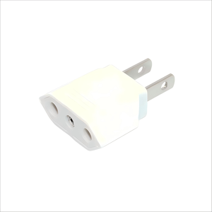 Adaptador de enchufe de la UE a EE. UU., convertidor de corriente de viaje, adaptador de 2 clavijas redondas, 1 toma de corriente, enchufe de viaje, enchufe estadounidense para turismo - Product Image 4