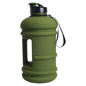 Botella de agua clásica de gran capacidad sin BPA, jarra de plástico de gran tamaño, 2,2 litros