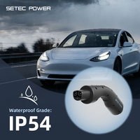 Connecteur de charge EV NACS 250A 1000V DC, prise de charge rapide, connecteur standard Tesla pour véhicules électriques d'Amérique du Nord