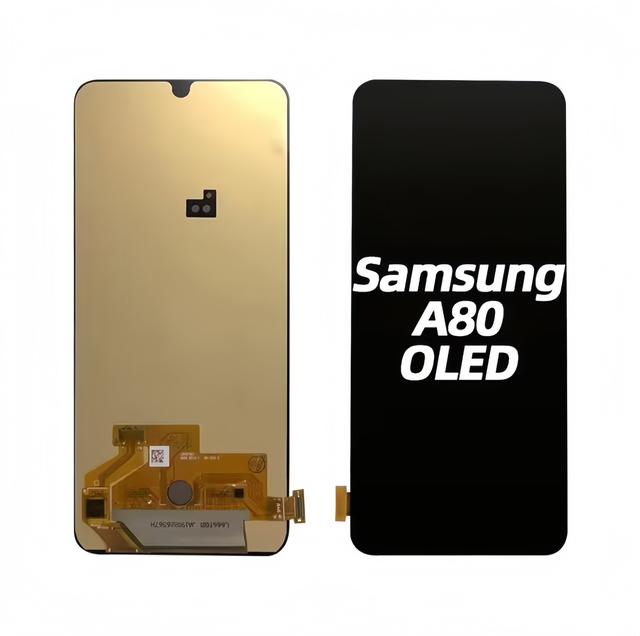 Super AMOLED 6.7" Touch Screen Display for Samung A80 Phone Replacement with 300cd/m Luminance and 3 Year Warranty