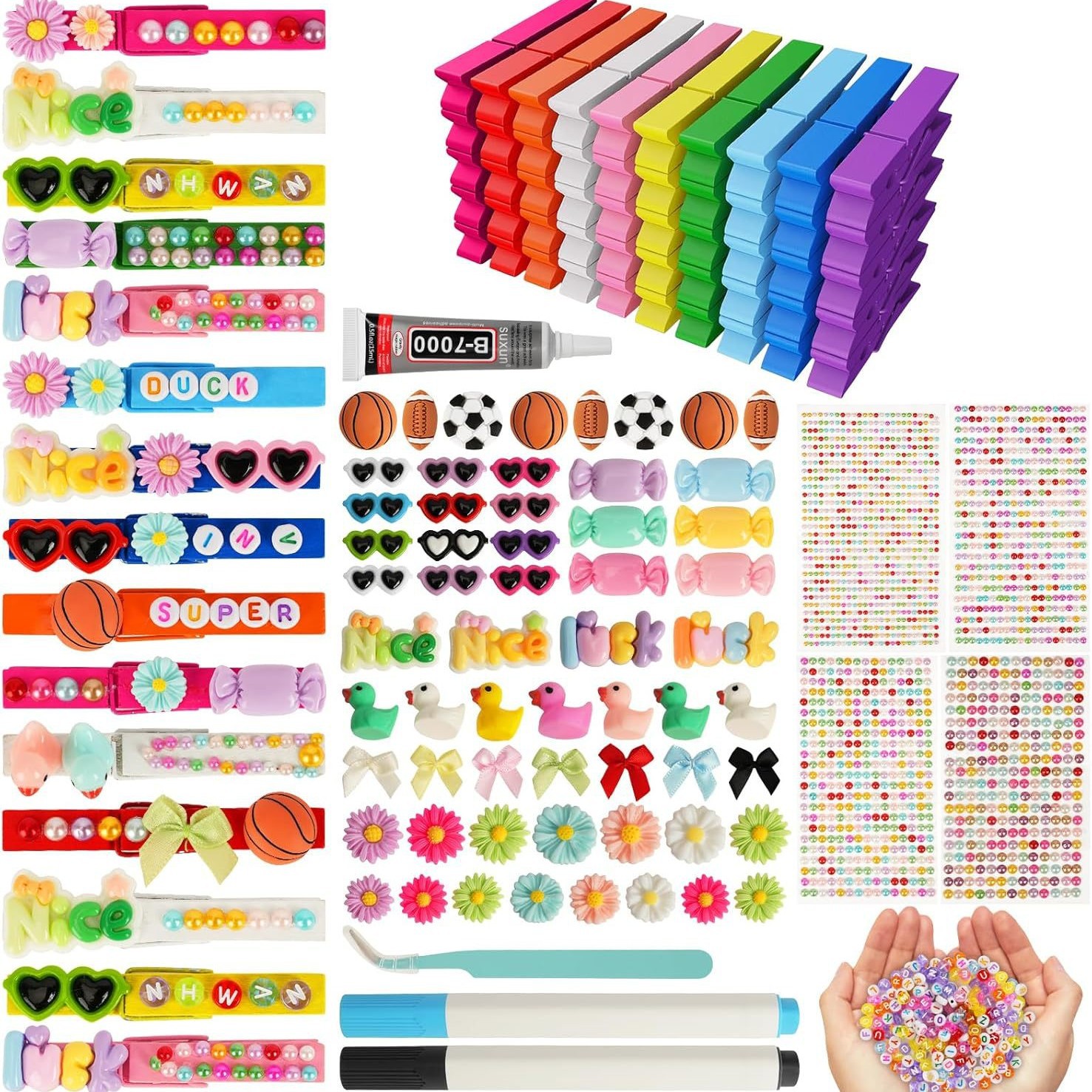 mix color/100 Cheer Pins Set