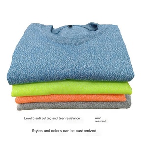 เสื้อยืดแขนยาวโพลีเอทิลีนคุณภาพสูงพิเศษ สีดำเนื้อนุ่ม ป้องกันการบาด - Product Image 6