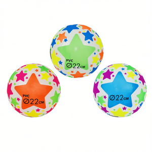 Star <b>Ball</b> 22Cm PVC 200Gr Colorful Stars Toy For Kids - Product Image 2