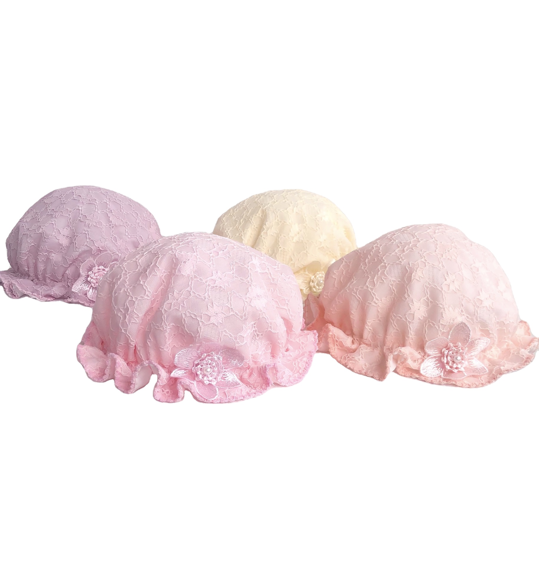 Шляпа принцессы кружевная для новорожденных, милая шапка от солнца с цветком, на весну-лето