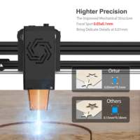 ORTUR Laser Master 2 Pro S2 LU2-4-LF, découpeuse laser CNC miniature portable, bois, acrylique, métal, projets de bricolage, machine de gravure laser