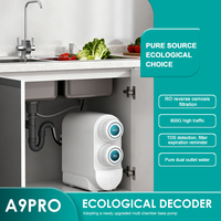 Système de purification d'eau par osmose inverse sans réservoir Nobana, nouveau, électrique, domestique, 800 GPD, sous évier, avec élément filtrant, en plastique