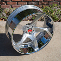 Jantes forgées SJ 2 pièces à déport profond 18 20 22 26 pouces 5x112 pour Chevrolet Camaro Corvette