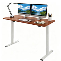 Table de bureau électrique à hauteur réglable à prix avantageux, avec cadre vertical élévateur, ergonomique et à mémoire de forme