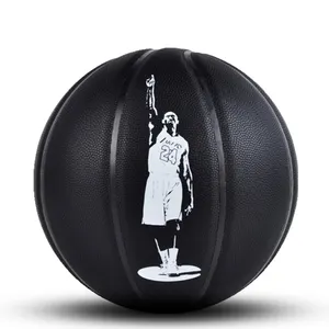 Beliebte Basketball-Training benutzer definierte Druck Logo Outdoor-und Indoor-Spielball in Bulk Street Basketball