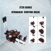 Válvula de Control Direccional Monobloque Neumática Eléctrica de 2 Bobinas Junbao ZT-L20 25 GPM Personalizada para Tractor OEM Venta al por Mayor