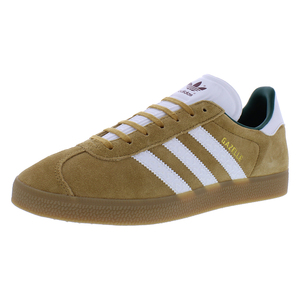 รองเท้าออกกำลังกายสำหรับผู้ชาย Adidas Gazelle ขนาด10สีเบจ/สีขาว - Product Image 4