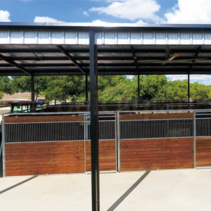 Sicuro e robusto stalla portatile stalla per cavalli stalla per cavalli stalla per frontali stalla in bambù - Product Image 1