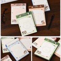 Bloc-notes adhésif personnalisé, bloc-notes autocollant avec couverture rigide et logo, papeterie de bureau haut de gamme pour boutique de cadeaux d'entreprise