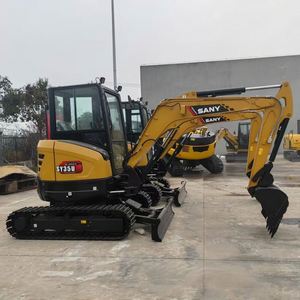 รถขุดขนาดเล็ก Sy35u รุ่นใหม่ แบบ Zero Tail Swing น้ำหนัก 3.5 ตัน เครื่องยนต์ประหยัดพลังงาน/มอเตอร์ ปั๊มไฮดรอลิก รัศมีการเลี้ยวสั้น บุ้งกี๋ขนาด 0.12 เมตร - Product Image 3