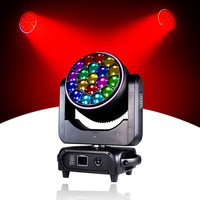 QSE Lighting 19*40W RGB LED Zoom Wash Moving Head Light DMX512 CRI95 2800K-8500K CCT IP20-zertifiziert 50.000 Stunden Lebensdauer für den Außenbereich